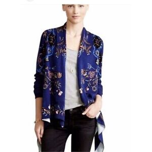 Anthropologie botanical garden sweater by Sleeping on Snow sz Large